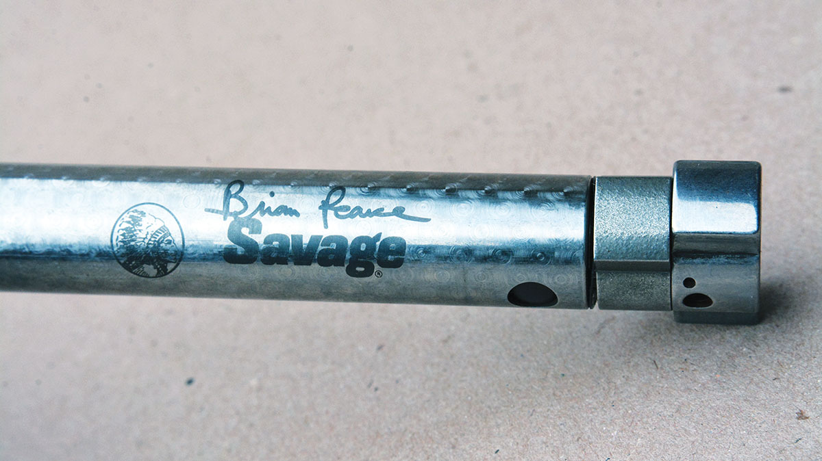 Several years ago, Brian spent a day at the Savage Arms factory, wherein he built his own rifle that now carries his signature inscribed on the bolt.